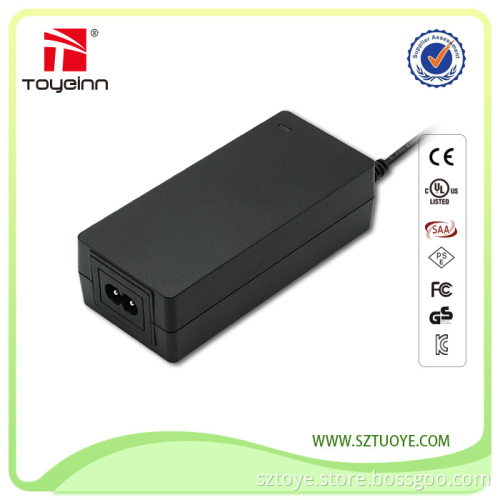 Black White 12 Volt 5 Amp Power Supply Adapter 12VDC 5000MA AC DC Adaptor AC 120v 12V Led Transformer 5A 60W UL/cUL CE GS SAA VI